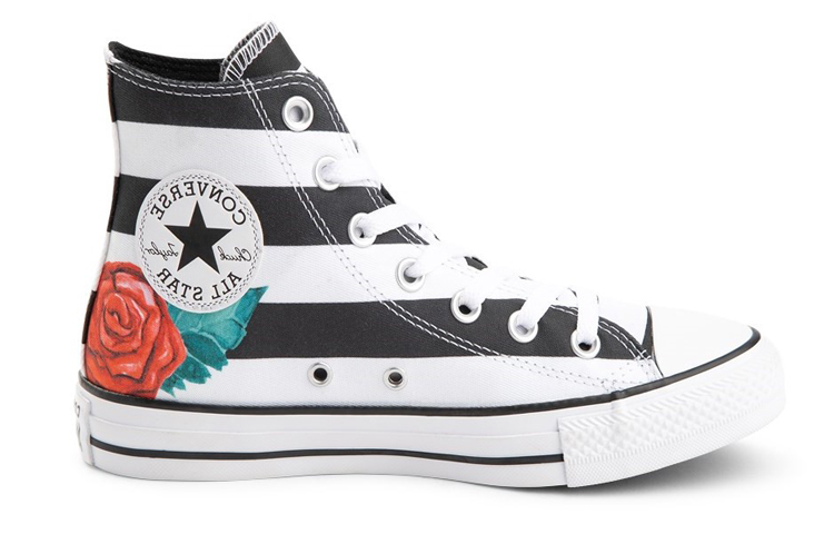 Converse Chuck Taylor All Star High 'Skull Roses' 圖 2