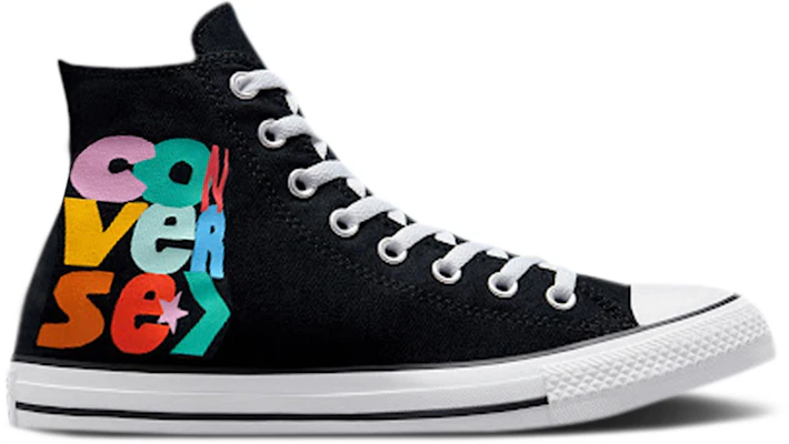 Converse Chuck Taylor All Star 高筒 '微笑花卉印花 - 黑色' 高筒帆布鞋 172864F Buy Converse Chuck Taylor All Star 高筒 '微笑花卉印花 - 黑色' 高筒帆布鞋 172864F