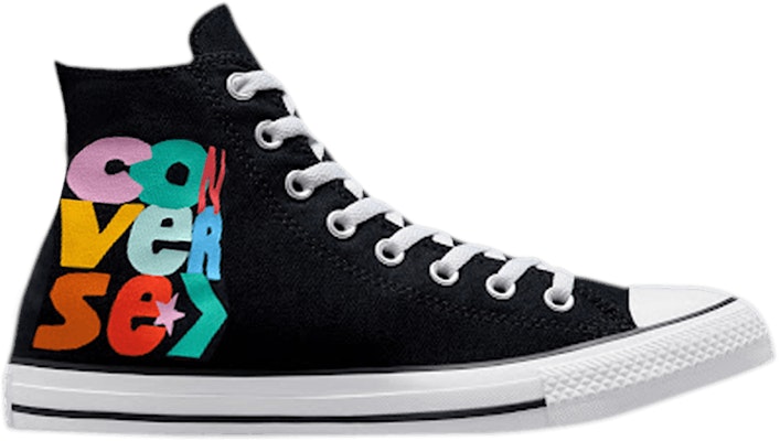 Converse Chuck Taylor All Star High 'Smiley Floral Print - Hitam' 172864F Buy Converse Chuck Taylor All Star High 'Smiley Floral Print - Hitam' 172864F