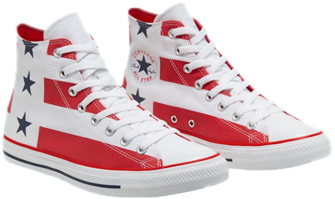 Converse Chuck Taylor All Star Tinggi 'Bendera & Bintang' 167836F Lookbook Converse Chuck Taylor All Star Tinggi 'Bendera & Bintang' 167836F