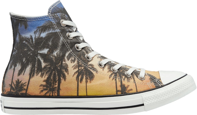 컨버스 척 테일러 올스타 하이 '선셋 팜스 - 오렌지' 171298F Buy 컨버스 척 테일러 올스타 하이 '선셋 팜스 - 오렌지' 171298F