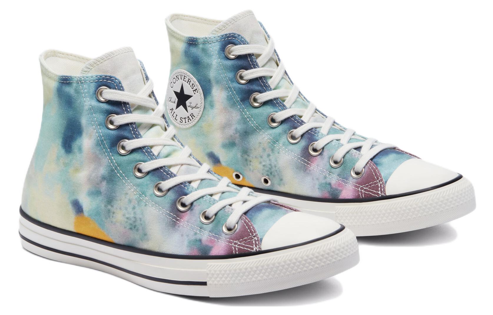 Lookbook Converse Chuck Taylor All Star High 'Tie-Dye Egret' A02080C
