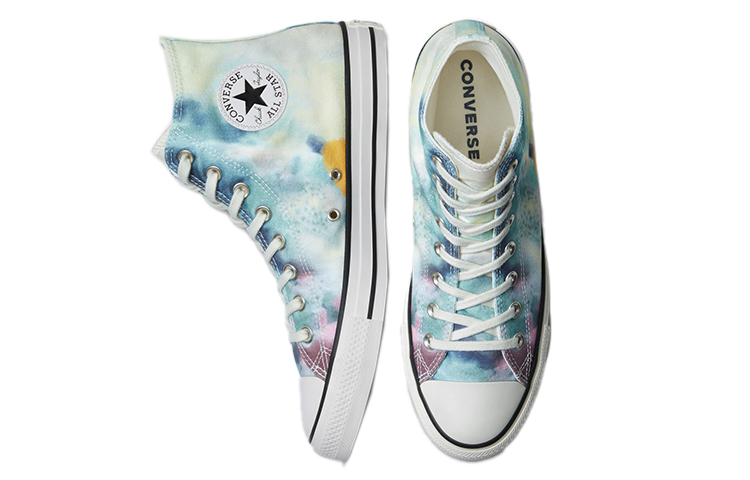 Converse Chuck Taylor All Star High 'Tie-Dye Egret' 圖 4