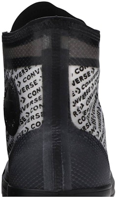 Converse Chuck Taylor全明星高帮“半透明黑色” 165668C Sizing Converse Chuck Taylor全明星高帮“半透明黑色” 165668C
