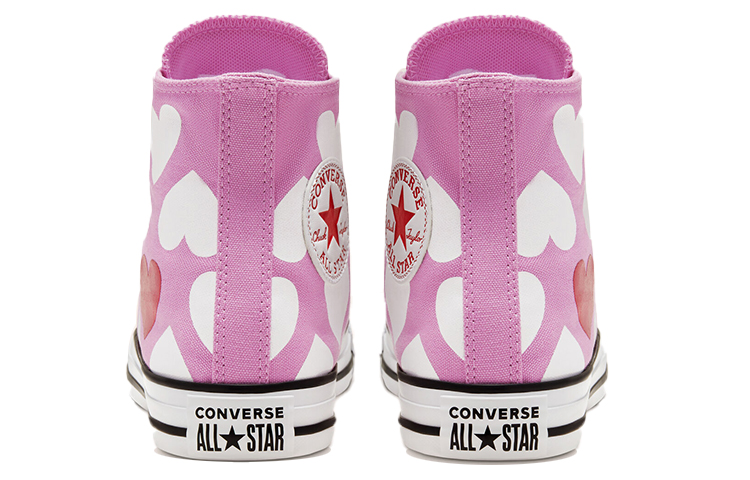 Converse Chuck Taylor All Star High 'Twisted Hearts - Peony Pink' 圖 4