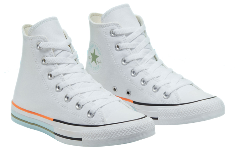 Lookbook Converse Chuck Taylor All Star High 'Twisted Summer - Putih' 167751F