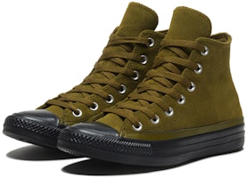 Converse Chuck Taylor All Star 耐磨防滑 復古高筒休閒帆布鞋 男女同款 橄欖綠色 Lookbook Converse Chuck Taylor All Star 耐磨防滑 復古高筒休閒帆布鞋 男女同款 橄欖綠色