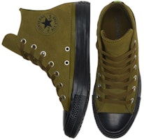 Converse Chuck Taylor All Star 耐磨防滑 復古高筒休閒帆布鞋 男女同款 橄欖綠色 Shop Converse Chuck Taylor All Star 耐磨防滑 復古高筒休閒帆布鞋 男女同款 橄欖綠色