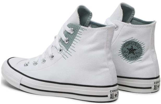 匡威Chuck Taylor All Star Hi白色缝线补丁款 A05031C Shop 匡威Chuck Taylor All Star Hi白色缝线补丁款 A05031C