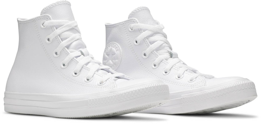 All white 2025 monochrome converse