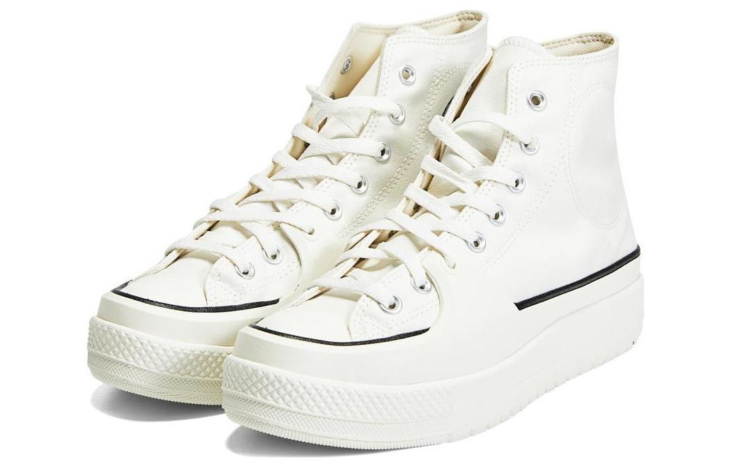 Lookbook Converse Chuck Taylor All Star High Construct 'Vintage White' A02832C