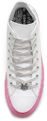 Converse Chuck Taylor All Star High Miley Cyrus White Pink 162239C Shop Converse Chuck Taylor All Star High Miley Cyrus White Pink 162239C