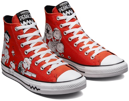 컨버스 척테일러 레드 '스누피' 하이탑 (Converse Chuck Taylor Red 'Snoopy' High-Top) A02573C Lookbook 컨버스 척테일러 레드 '스누피' 하이탑 (Converse Chuck Taylor Red 'Snoopy' High-Top) A02573C