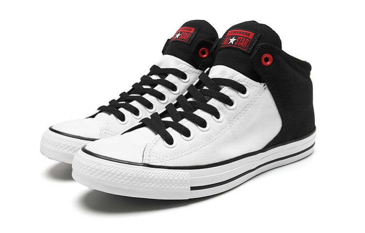 Lookbook Converse Unisex Chuck Taylor All Star Ctas High Street Sepatu Putih/Hitam 164380C