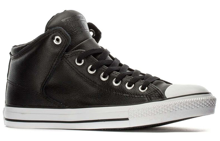 Lookbook コンバース チャックテイラー オールスター ハイストリート レザー ハイ 'ブラック' 149426C
