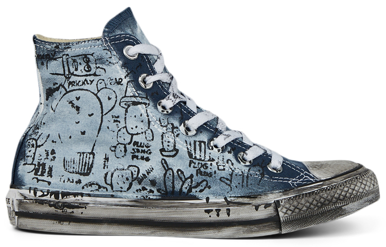 Converse Hand-Painted Graffiti Chuck Taylor All Star High Top 圖 2