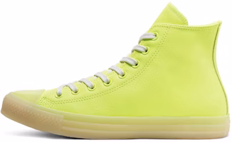 Converse Neon Leather Chuck Taylor All Star High Top 'Neon Yellow' 166567C Converse Neon Leather Chuck Taylor All Star High Top 'Neon Yellow' 166567C