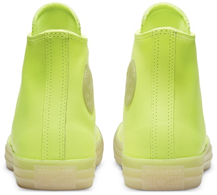 Converse Neon Leather Chuck Taylor All Star High Top 'Kuning Neon' 166567C Shop Converse Neon Leather Chuck Taylor All Star High Top 'Kuning Neon' 166567C