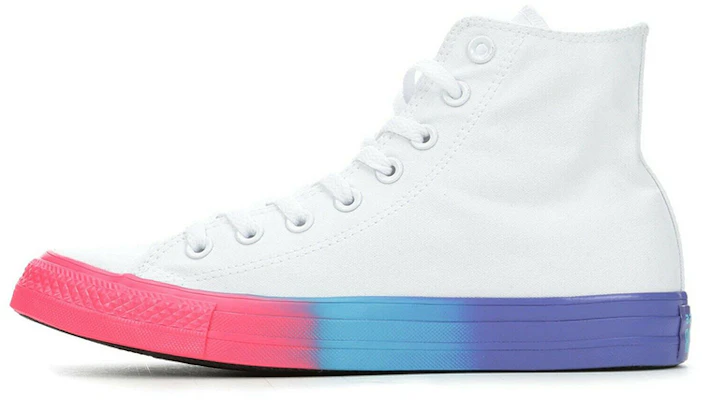 Converse Chuck Taylor All Star 高筒耐磨防滑休閒帆布鞋 彩虹白 Buy Converse Chuck Taylor All Star 高筒耐磨防滑休閒帆布鞋 彩虹白
