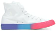 Order Converse Chuck Taylor All Star 高筒耐磨防滑休閒帆布鞋 彩虹白