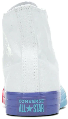 Converse Chuck Taylor All Star 高筒耐磨防滑休閒帆布鞋 彩虹白 Shop Converse Chuck Taylor All Star 高筒耐磨防滑休閒帆布鞋 彩虹白