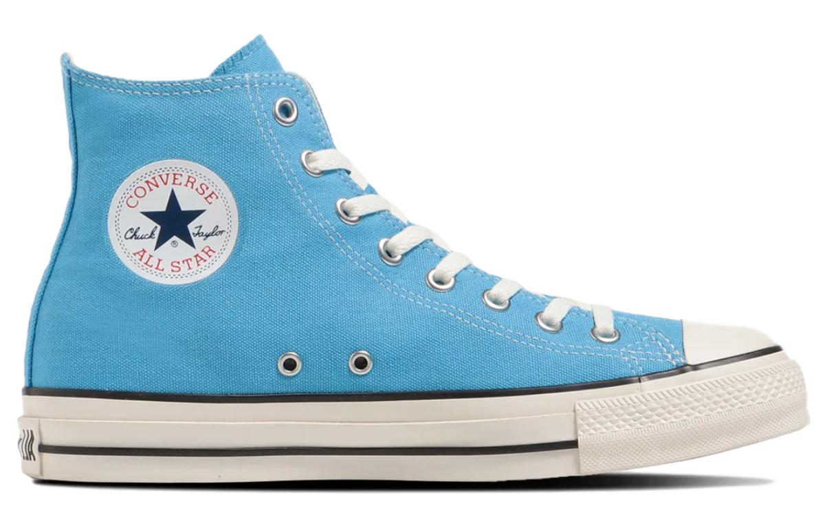 Order 匡威 All Star Hi 耐磨防滑 高帮 帆布鞋 男女同款 藍 日版