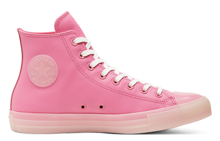 Order Converse Chuck Taylor All Star High Top de Cuero Neón 'Rosa Neón' 166568C