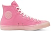 Order Converse Chuck Taylor All Star High Top de Cuero Neón 'Rosa Neón' 166568C