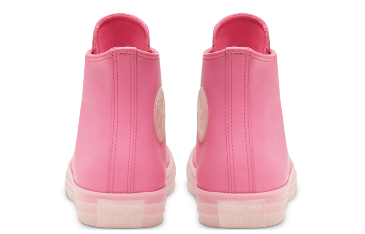Shop Converse Chuck Taylor All Star High Top de Cuero Neón 'Rosa Neón' 166568C