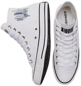 Converse Chuck Taylor All Star 防滑耐磨通風 高筒 帆布鞋 男女同款 白色 Shop Converse Chuck Taylor All Star 防滑耐磨通風 高筒 帆布鞋 男女同款 白色