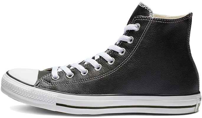 Converse Chuck Taylor All Star Leather Hi 'Black' 132170C Buy Converse Chuck Taylor All Star Leather Hi 'Black' 132170C