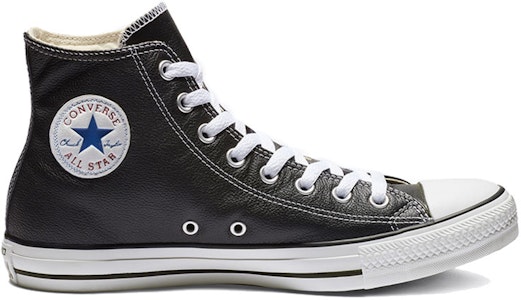 Converse Chuck Taylor All Star Leather Hi 'Hitam' 132170C Order Converse Chuck Taylor All Star Leather Hi 'Hitam' 132170C