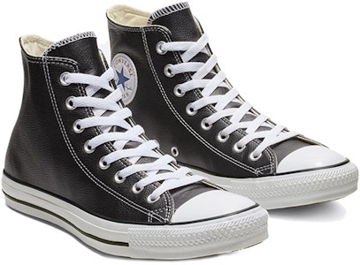 Converse Chuck Taylor All Star Leather Hi 'Hitam' 132170C Lookbook Converse Chuck Taylor All Star Leather Hi 'Hitam' 132170C