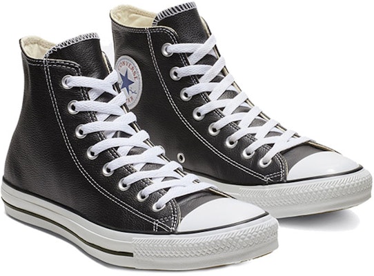 Converse Chuck Taylor All Star Leather Hi 'Black' 132170C Lookbook Converse Chuck Taylor All Star Leather Hi 'Black' 132170C