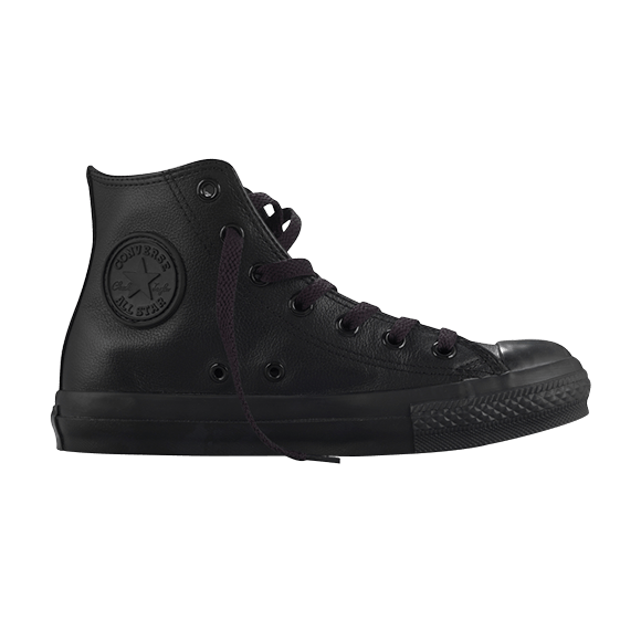 Converse Chuck Taylor All Star Leather Hi 'Black Monochrome'