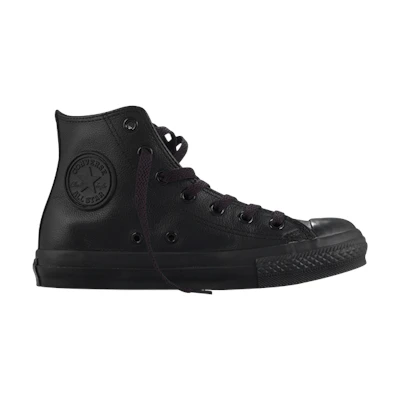 Converse Chuck Taylor All Star Leather Hi 'Black Monochrome'