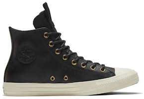 컨버스 척테일러 올스타 레더 하이 '블랙 에그렛' 169658C Order 컨버스 척테일러 올스타 레더 하이 '블랙 에그렛' 169658C