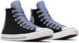 Lookbook Converse Chuck Taylor All Star Kulit Tinggi 'Black Thunder Daze Blue' A06570C