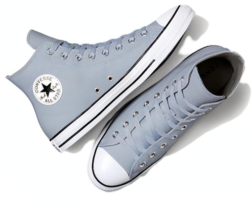 Converse Chuck Taylor All Star Kulit Tinggi 'Heirloom Silver' A05594C Shop Converse Chuck Taylor All Star Kulit Tinggi 'Heirloom Silver' A05594C