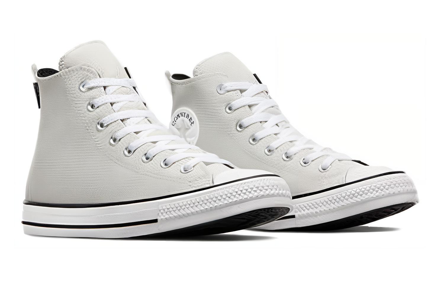 Lookbook 匡威Chuck Taylor All Star皮革高筒運動鞋「蒼白膩子色」A04596C