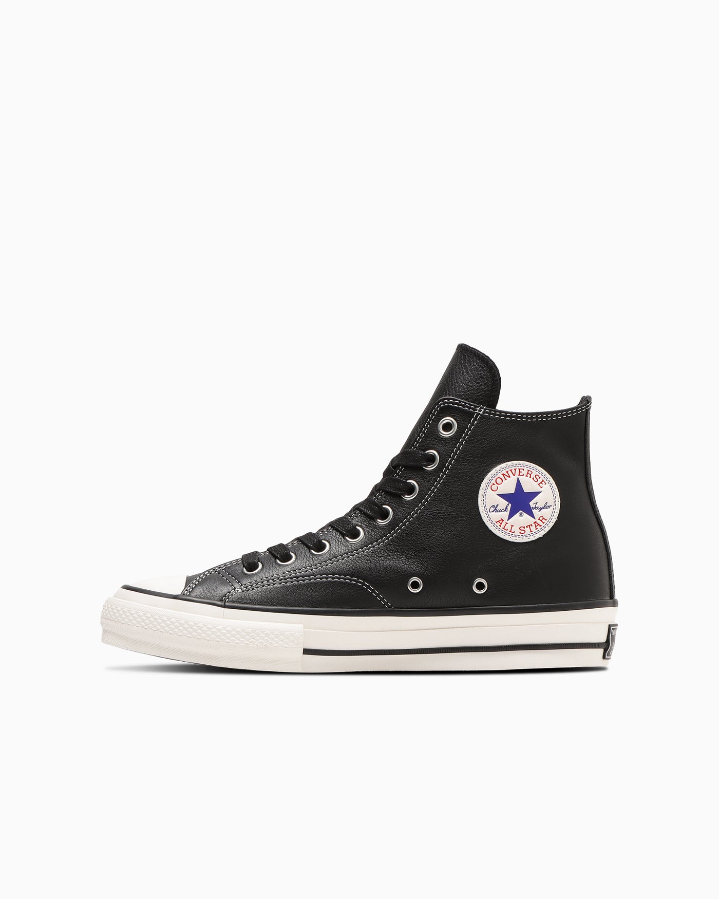 Converse Chuck Taylor All Star Leather High Top Sneakers Black 33900010