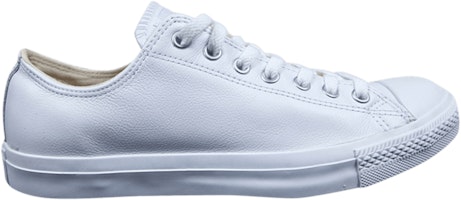 コンバース チャックテイラーオールスター レザーロー 'ホワイトモノクローム' AT866 Buy コンバース チャックテイラーオールスター レザーロー 'ホワイトモノクローム' AT866