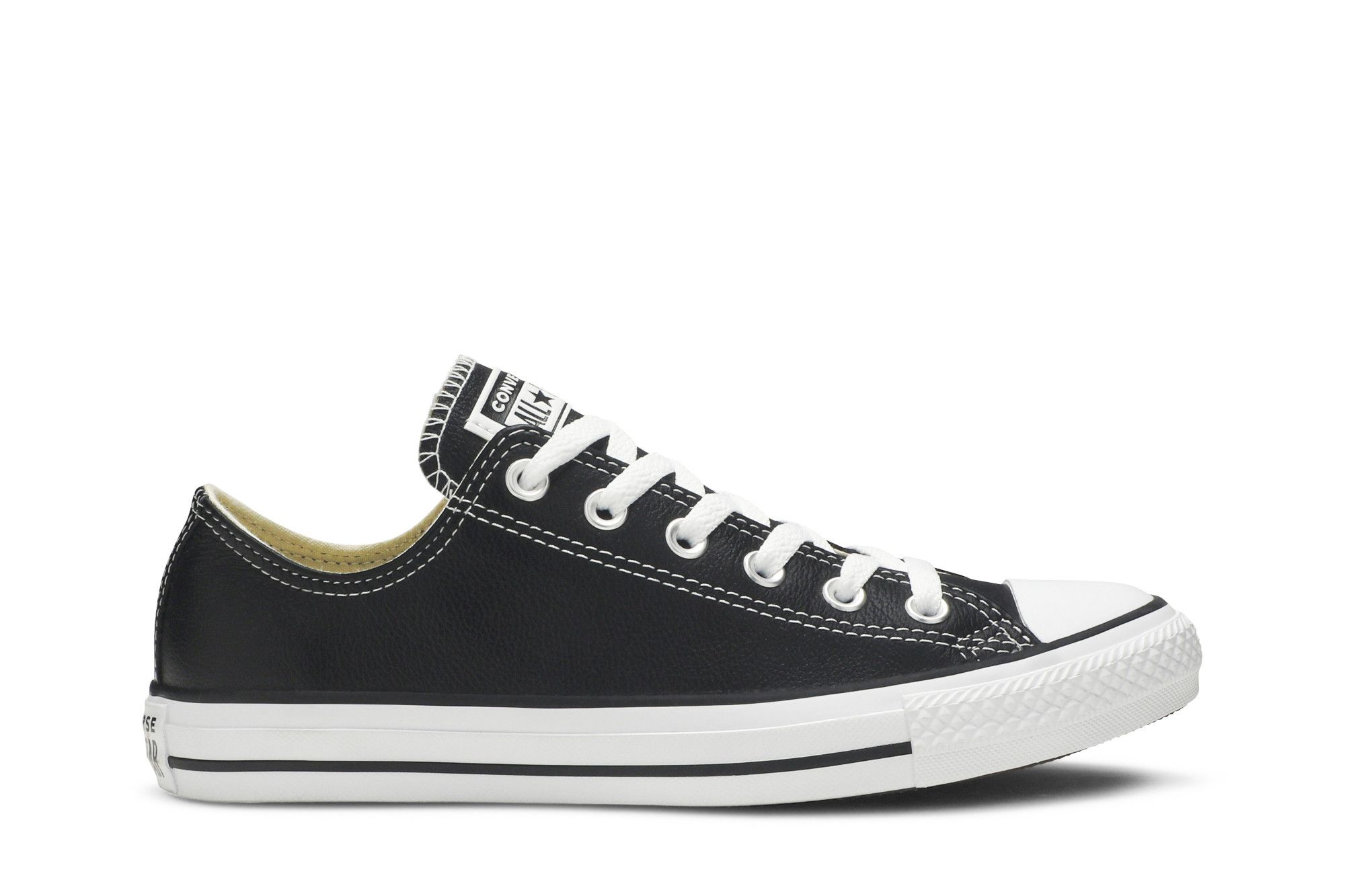 Converse Chuck Taylor All Star Leather Ox 'Black' 132174C
