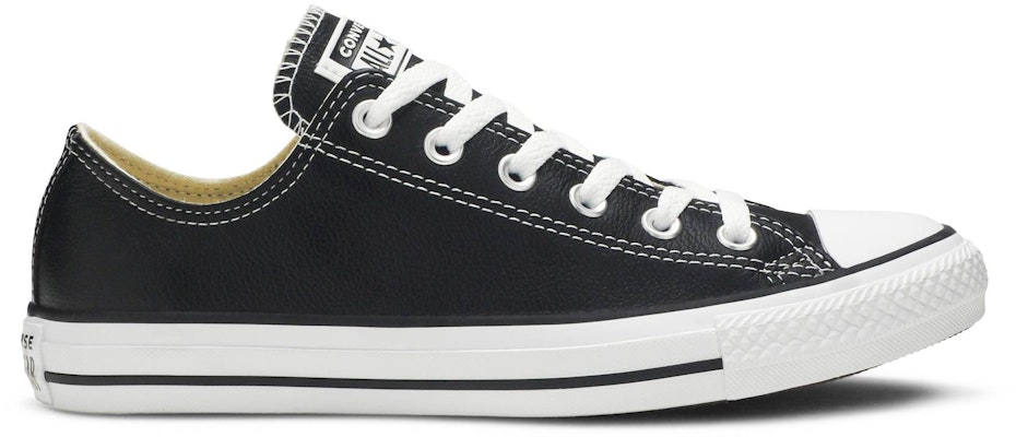 Converse Chuck Taylor All Star Leather Ox 'Black' 132174C Buy Converse Chuck Taylor All Star Leather Ox 'Black' 132174C