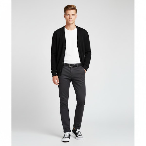 Converse Chuck Taylor All Star Leather Ox 'Hitam' 132174C Lookbook Converse Chuck Taylor All Star Leather Ox 'Hitam' 132174C