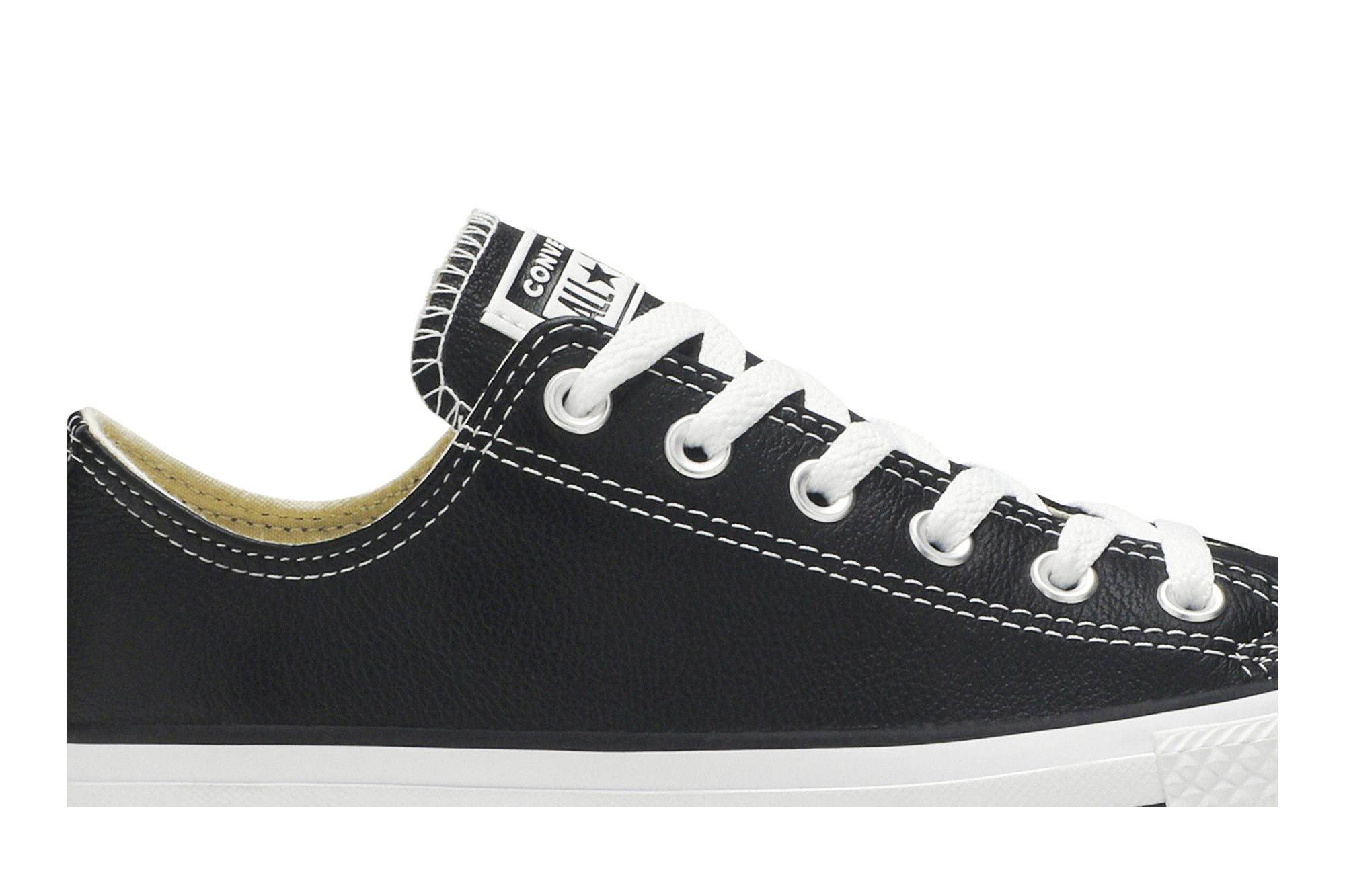 Shop Converse Chuck Taylor All Star Leather Ox 'Hitam' 132174C