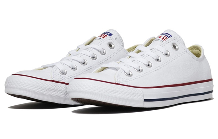 Shop Converse Chuck Taylor All Star Leather Ox ''Bianco'' 132173C