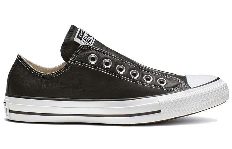Converse Chuck Taylor All Star Leather Slip 'Black White' 圖 2