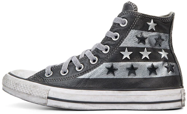 Converse Chuck Taylor All Star Cuero Vintage Tachonado Altas 'Negro Blanco' 165760C Buy Converse Chuck Taylor All Star Cuero Vintage Tachonado Altas 'Negro Blanco' 165760C