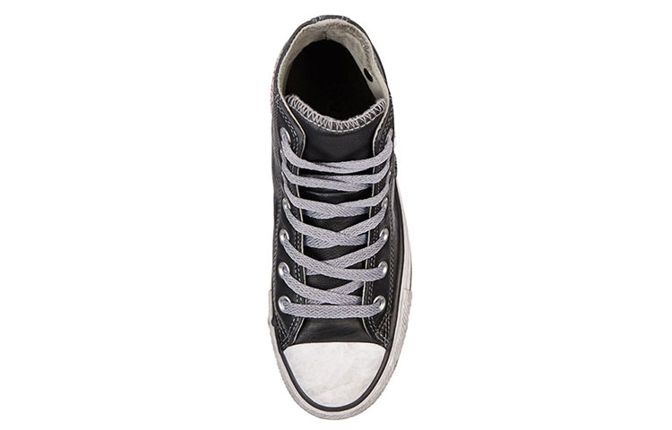 Converse Chuck Taylor All Star Leather Vintage Star Studs High Top 'Black White' 圖 4